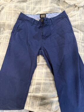 Scotch & Soda Amsterdam Blue Chino Pants – 30x32 – Tailored Fit